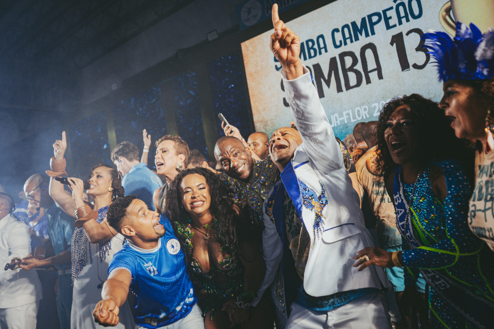 Comemoração do samba campeão da Beija- Flor de Nilópolis